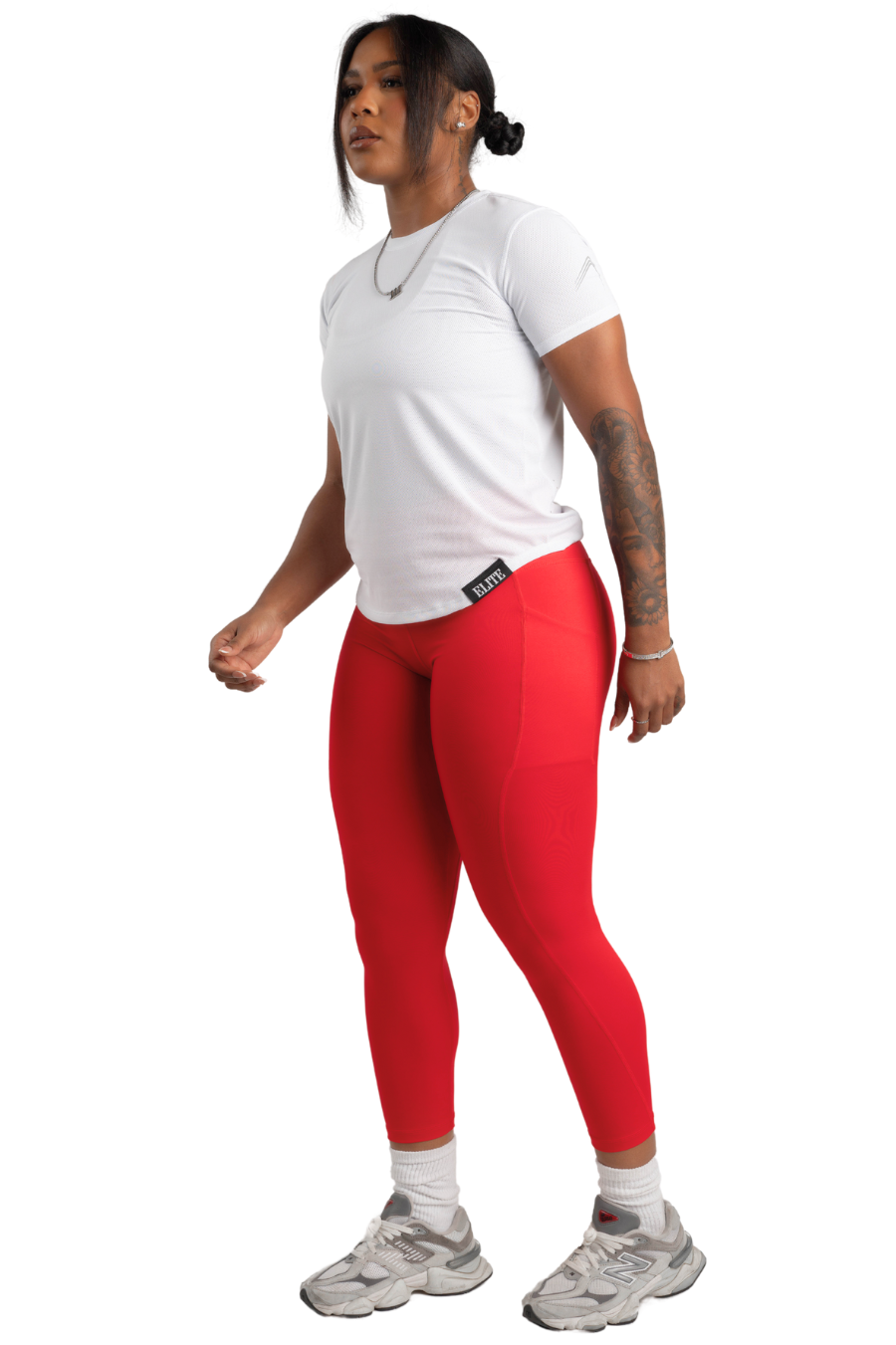 Women's Elite High Waisted Legging - Red