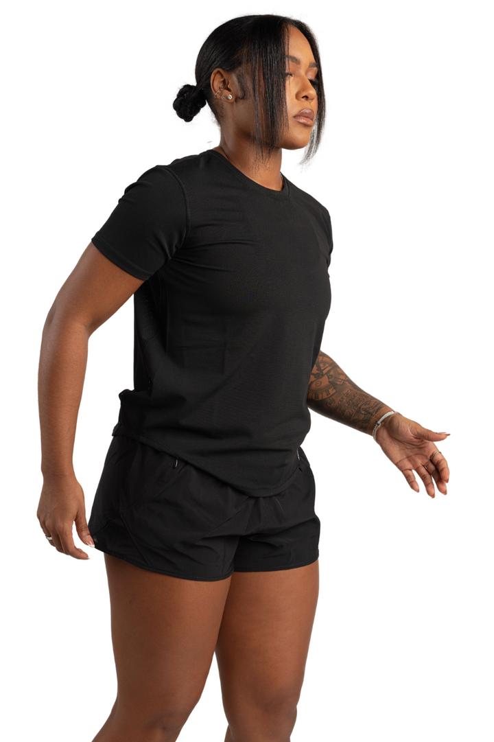 Women’s Elite Running Shirt- Black