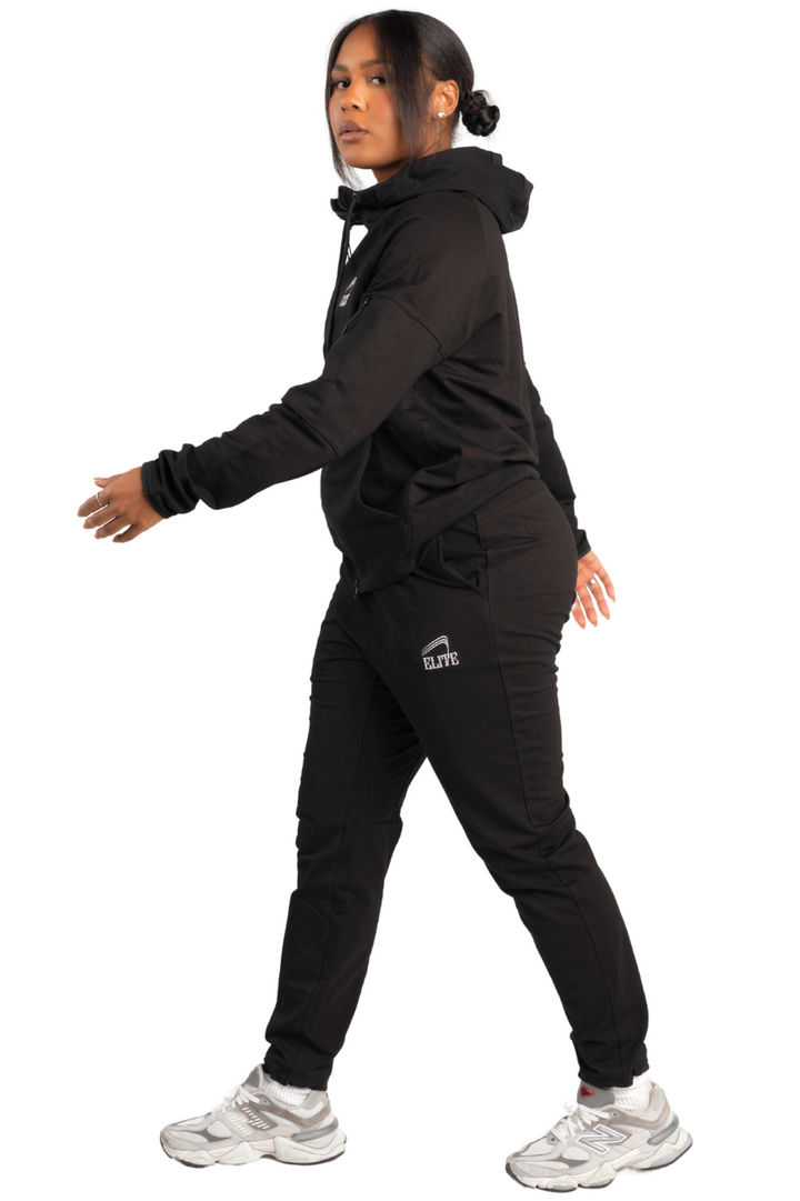 Elite Racer Tech Full Zip Hoodie - Women’s - Black