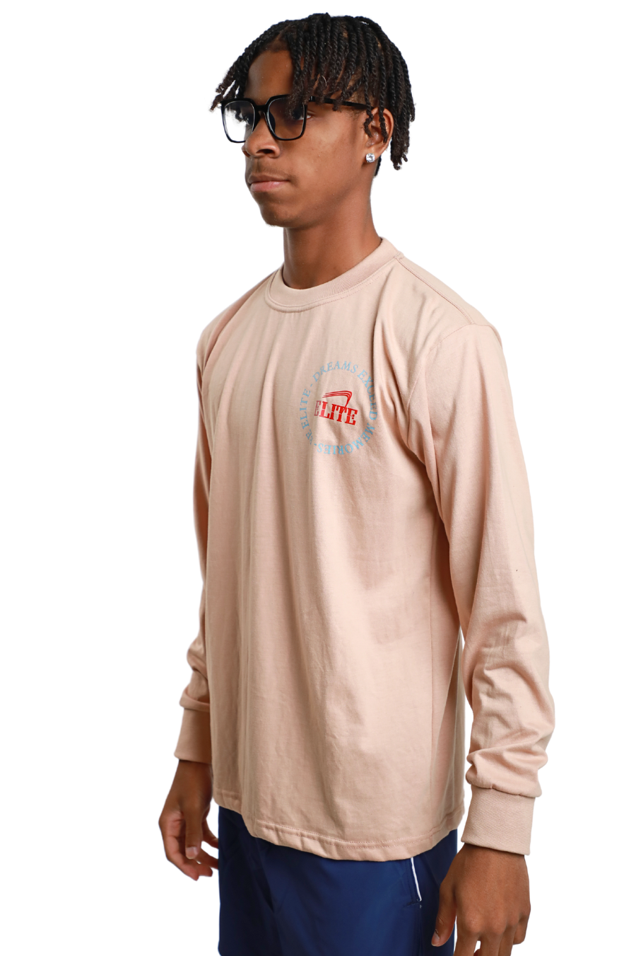 Elite Legacy LS Tee - Light Brown