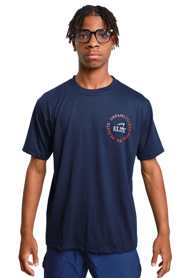 Elite Legacy Tee - Navy-Red