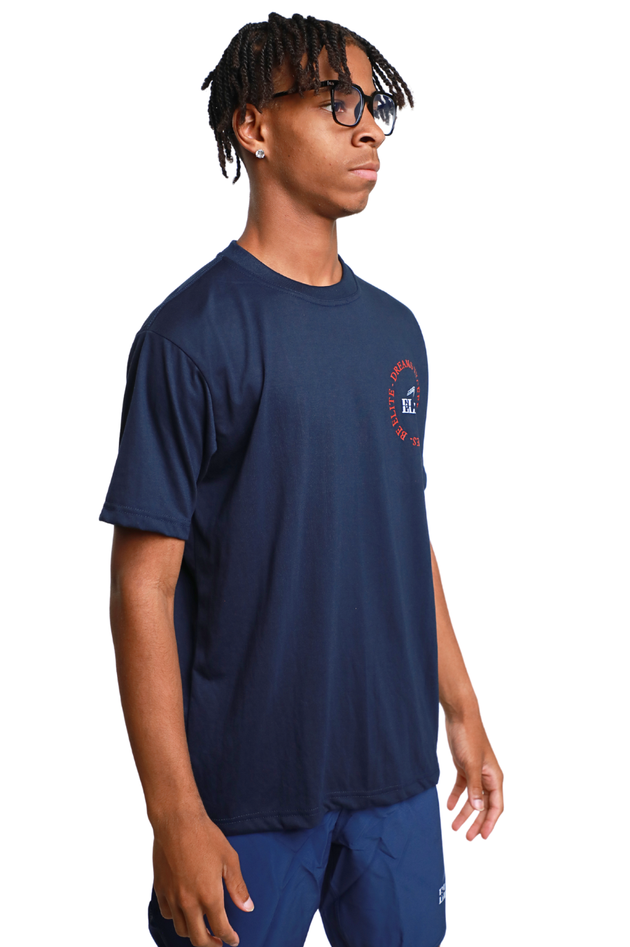 Elite Legacy Tee - Navy-Red