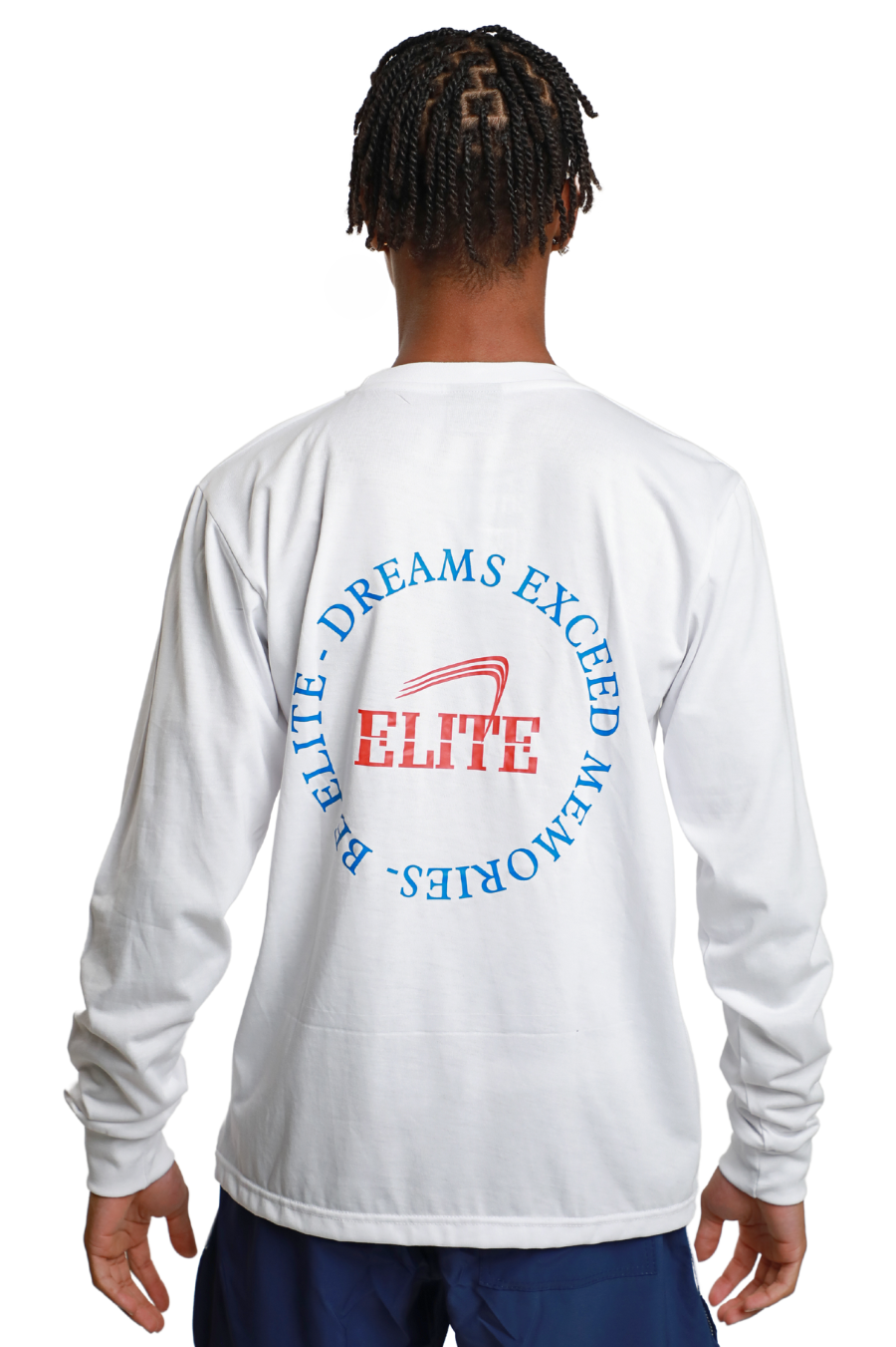 Elite Legacy LS Tee - White