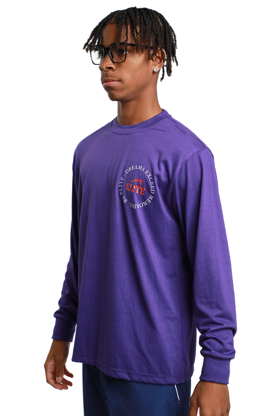 Elite Legacy LS Tee - Purple