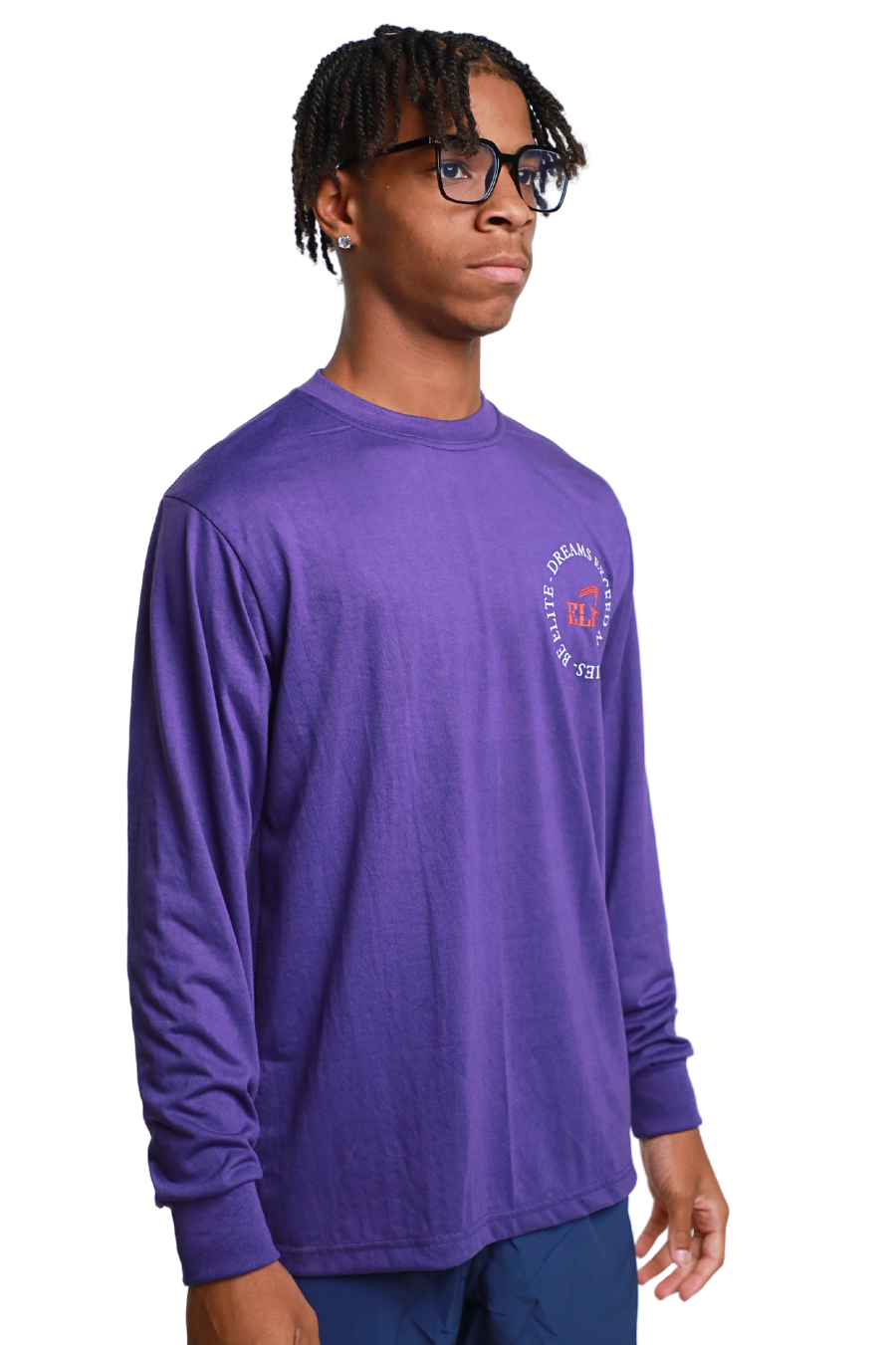 Elite Legacy LS Tee - Purple