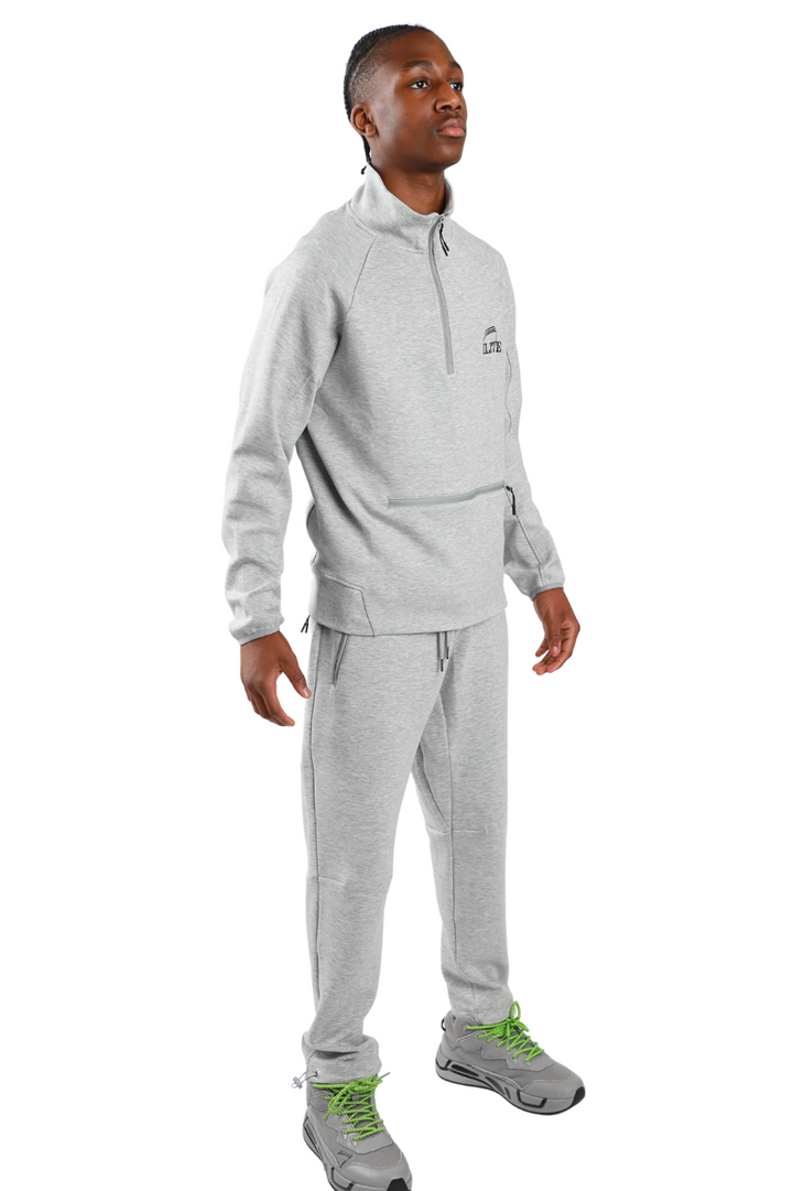 Elite Premier Tech 1/2 Zip Pullover Set - Grey