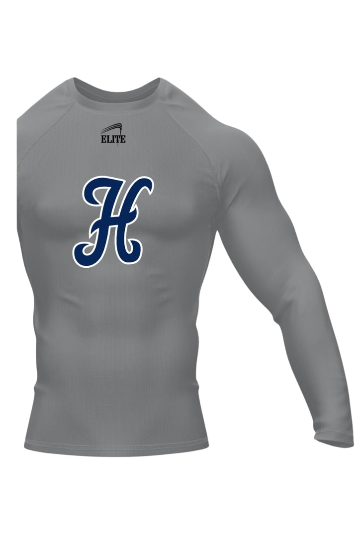 HILLSIDE TEAM STORE - One sleeve Compression Shirt - Grey