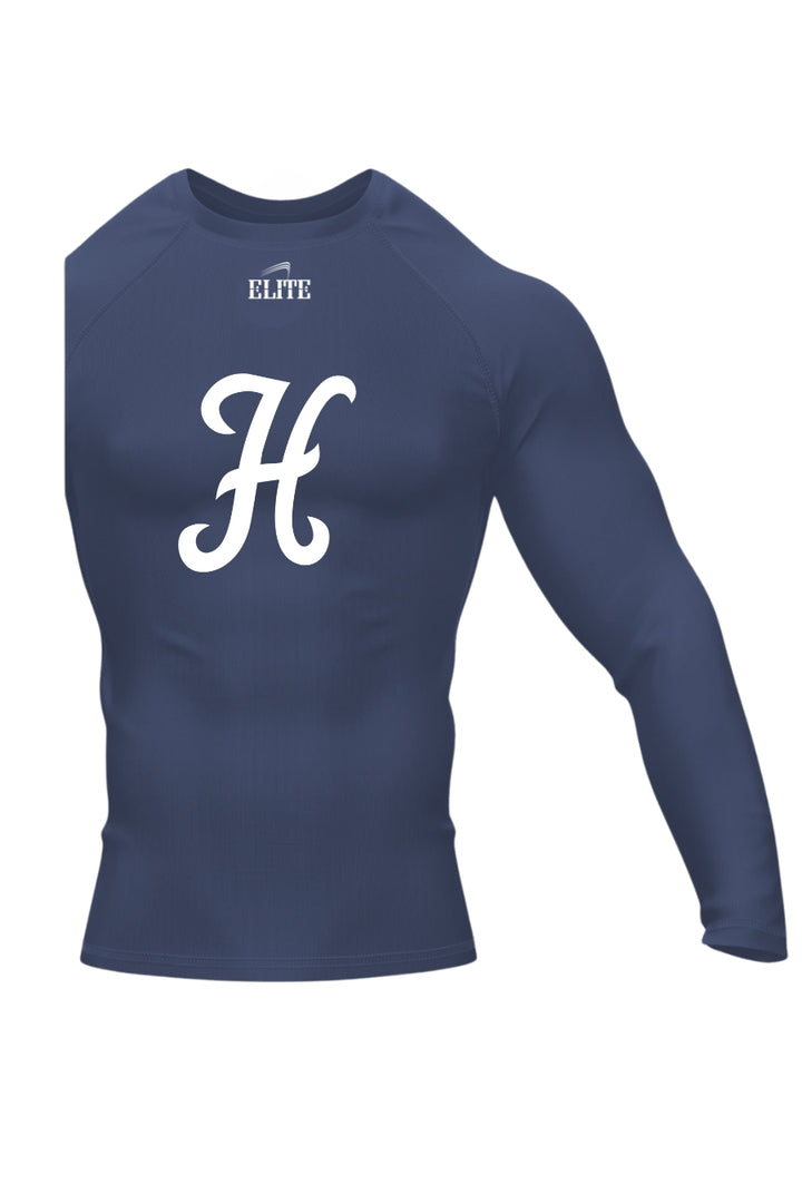 HILLSIDE TEAM STORE - One sleeve Compression Shirt - Grey