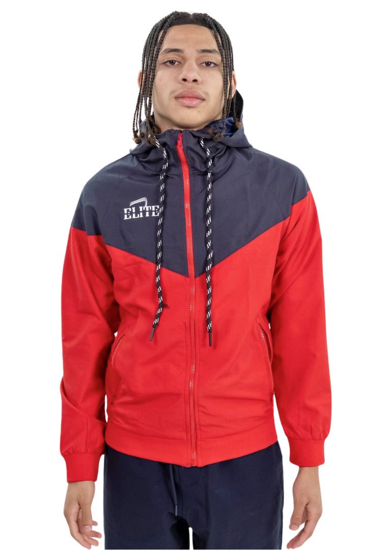 ELITE TWO TONE WINDBREAKER - RED/NAVY