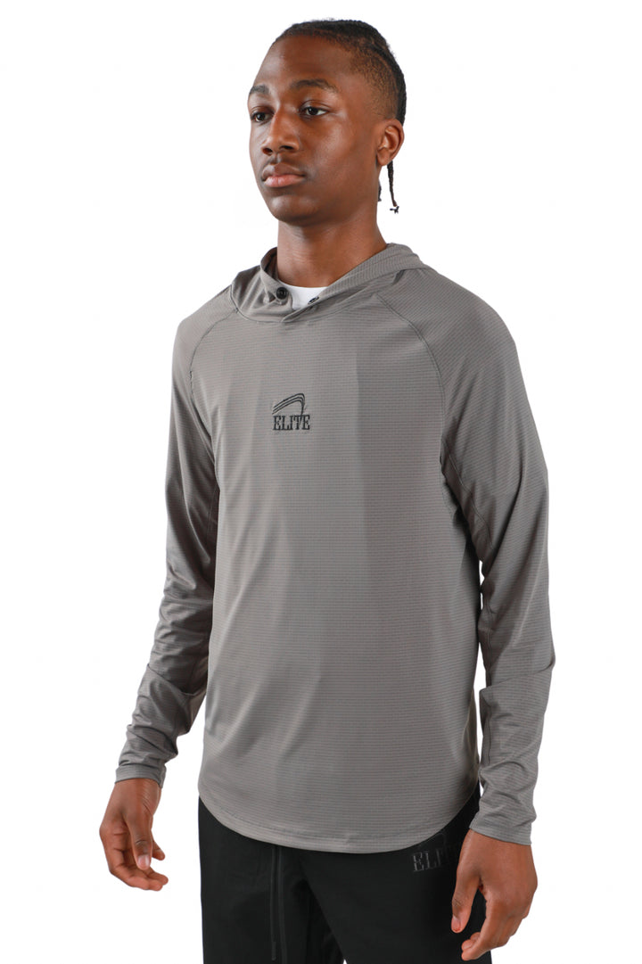 Elite Training Hooded Pullover - Grey