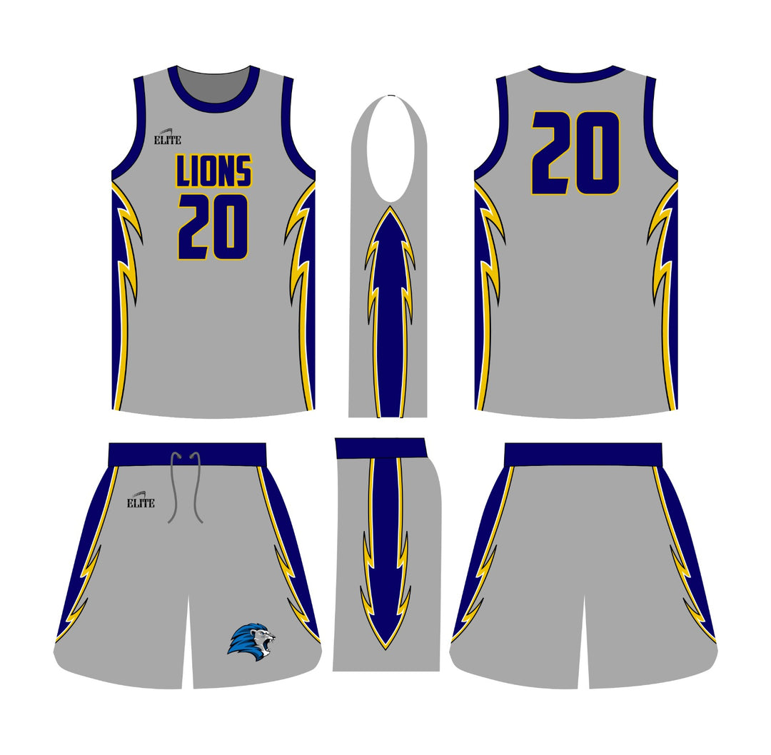 LKA Boys Basketball - Reversible Uniform Blue