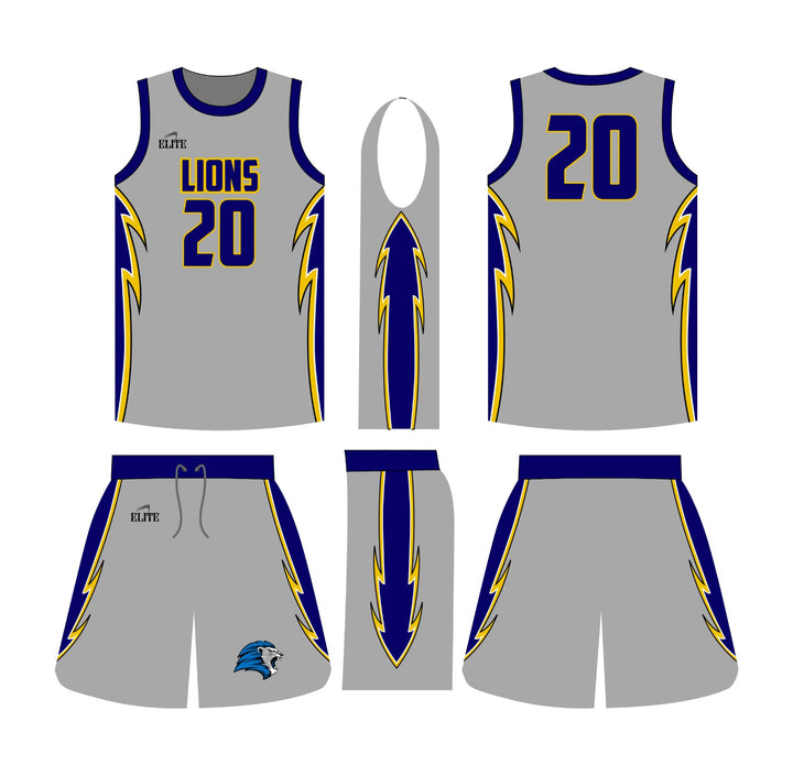 LKA Boys Basketball - Reversible Uniform Blue
