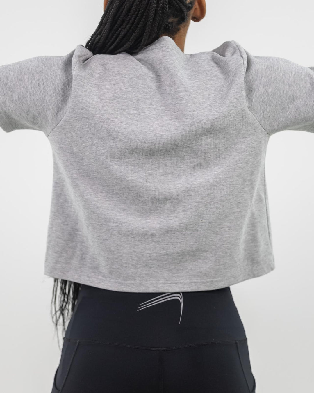 Women's Crop Shirt - Gray