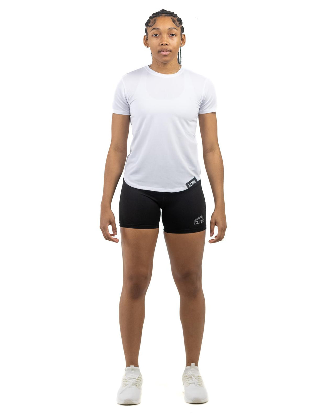 Women’s mesh runner shirt- White