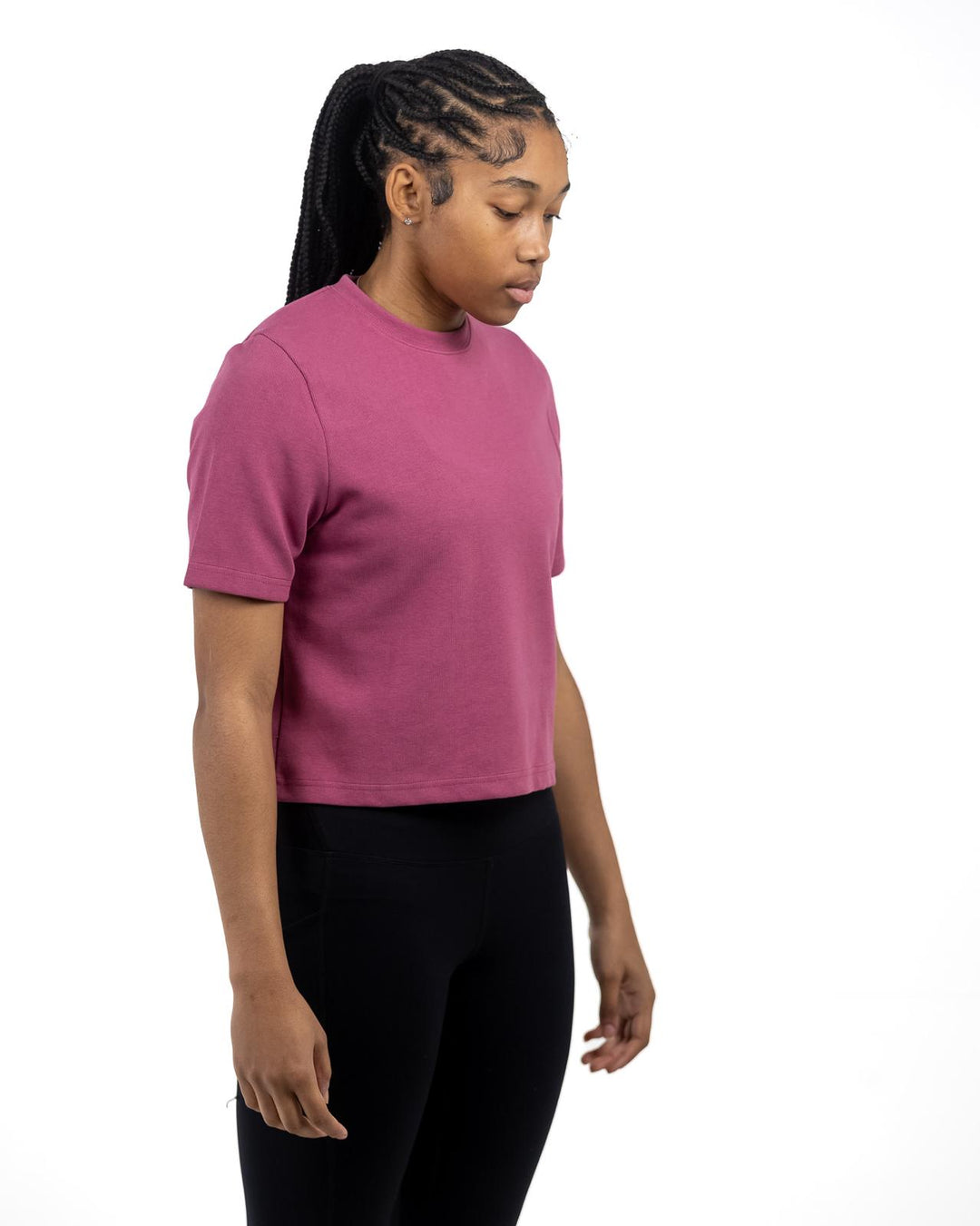 Women's Crop Shirt - Pink