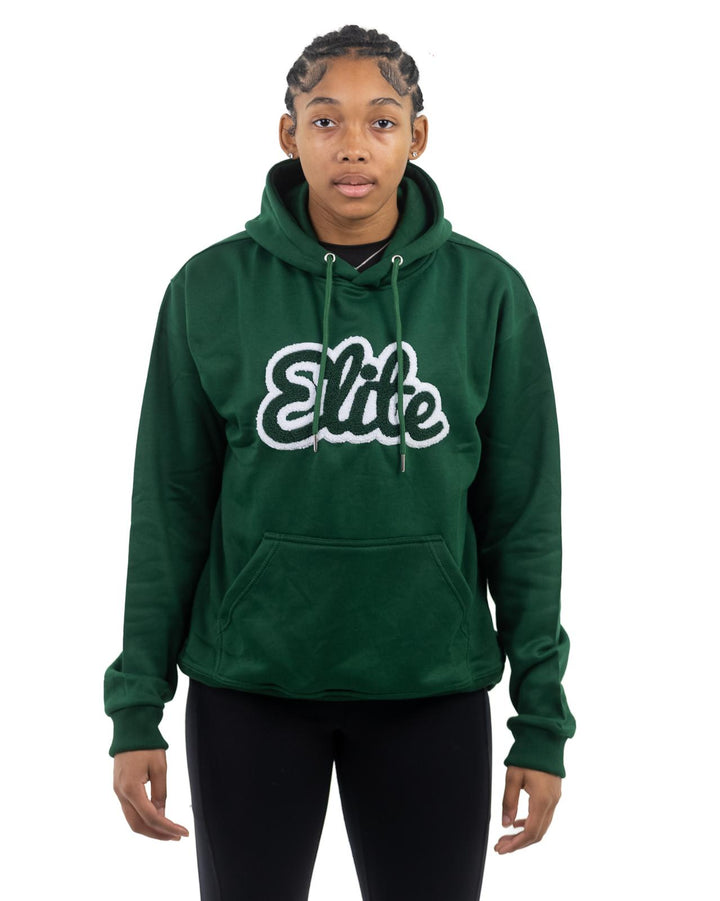 Elite Chenille Hoody Green