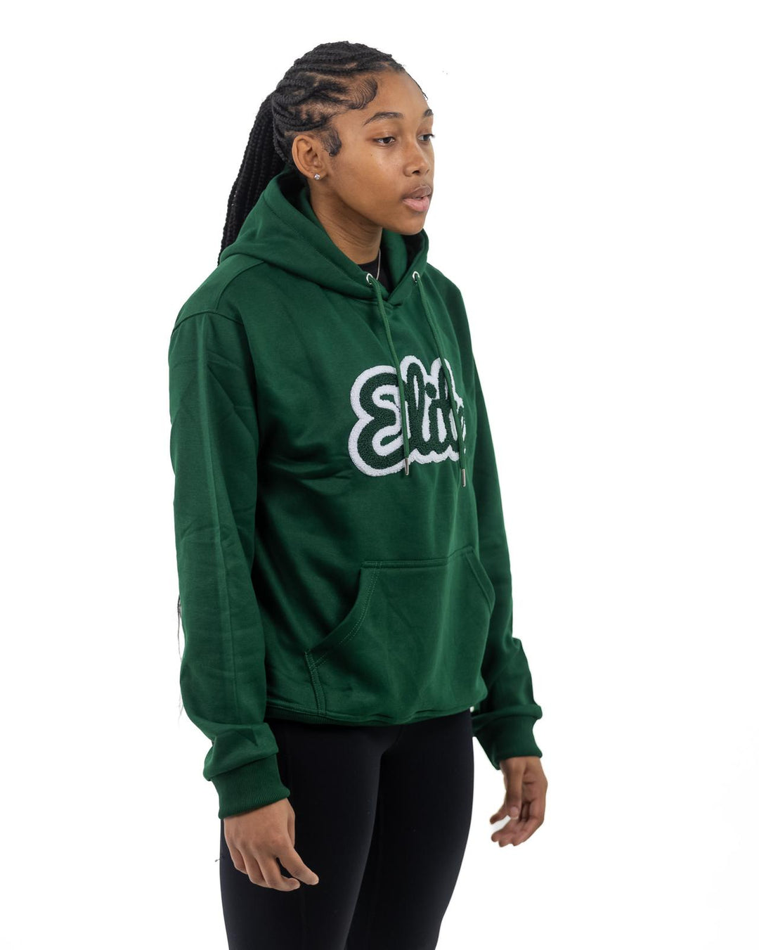 Elite Chenille Hoody Green