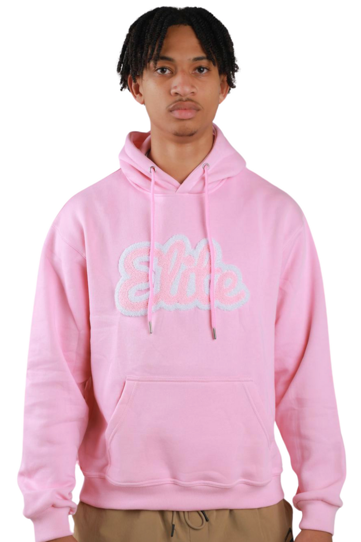 Elite Chenille Hoodie - Pink