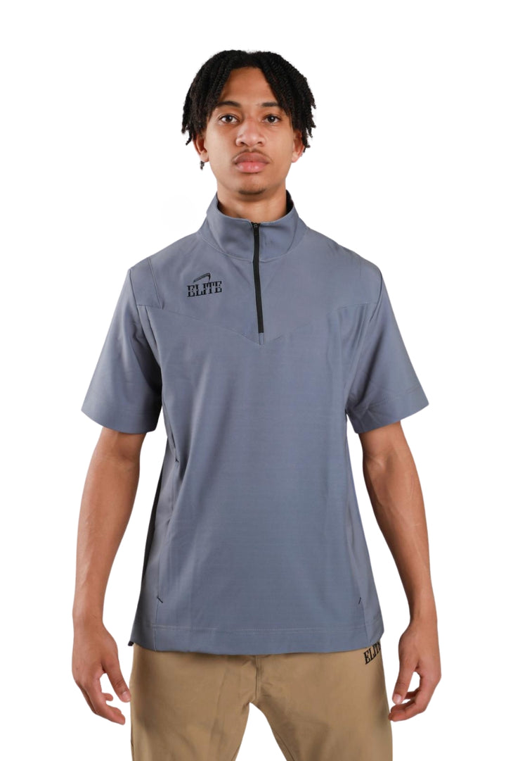 Elite Sideline Coach Pullover - Light Blue Gray