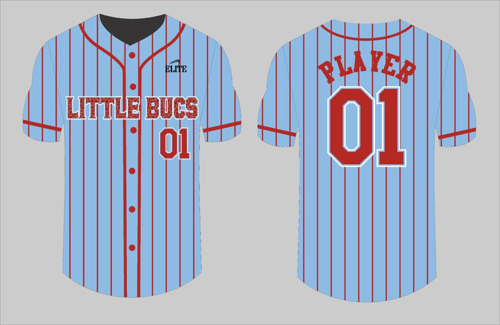 Little Bucks Baseball Jersey - Sky Blue