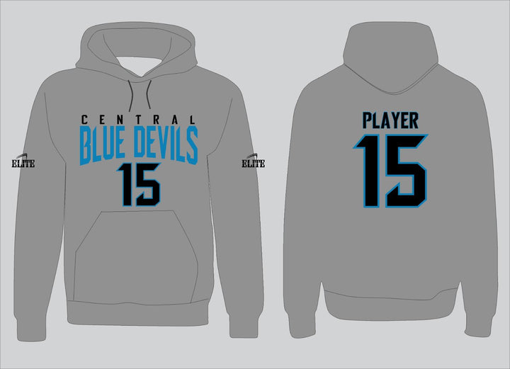 Central High NJ Hoodie - Gray Black