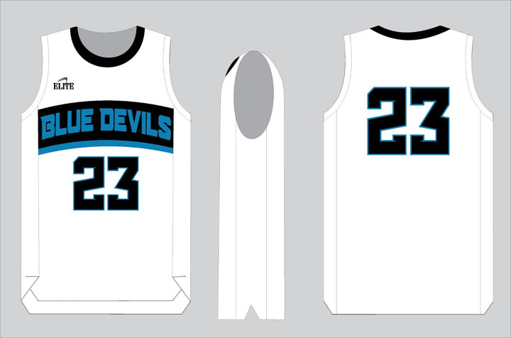 Central High NJ Basketball Jersey - White