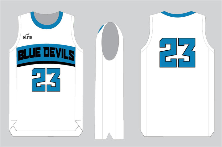 Central High NJ Basketball Jersey - White