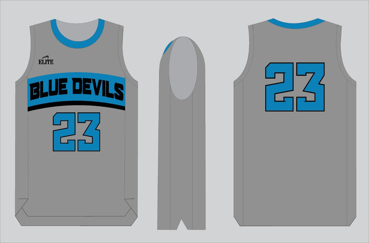 Central High NJ Basketball Jersey - Gray