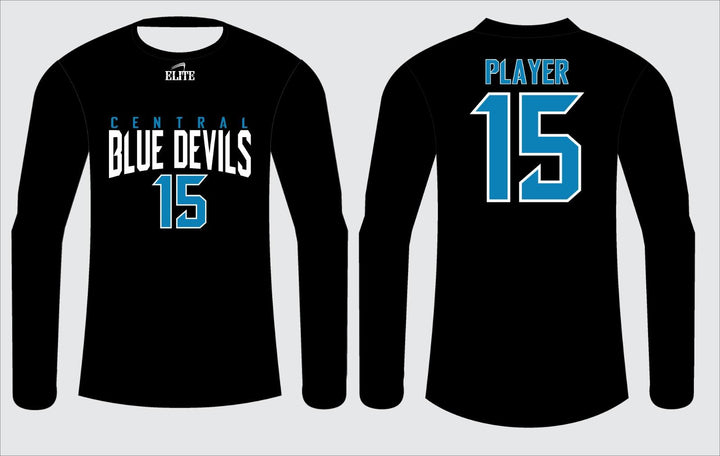 Central High NJ Long Sleeve Shirt - Black