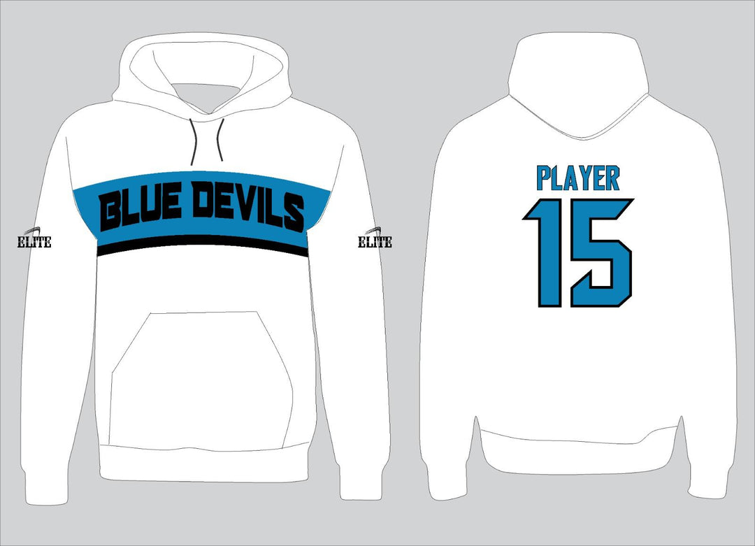 Central High NJ Hoodie - White Blue