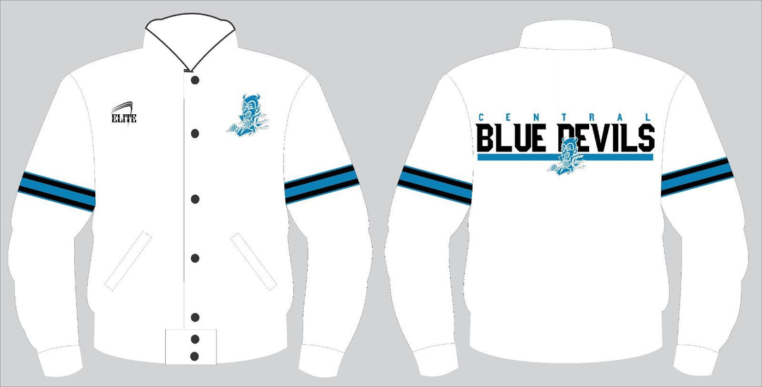 Central High NJ Bomber Jacket - White
