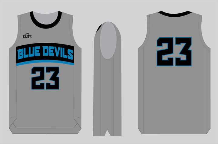 Central High NJ Basketball Jersey - Gray