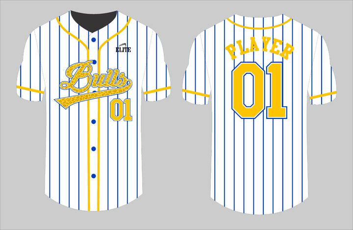 Northwest Fan Baseball Jersey - White/Yellow