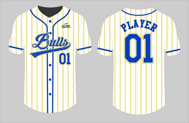Northwest Fan Baseball Jersey - Off-White/Blue