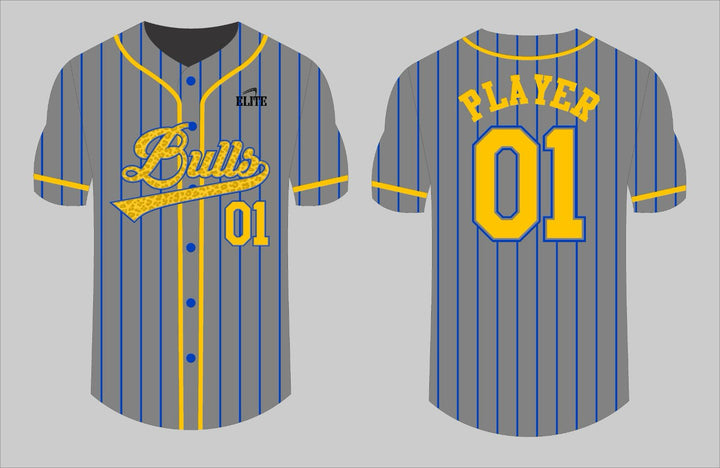 Northwest Fan Baseball Jersey - Gray/Yellow
