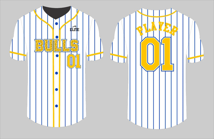 Northwest Fan Baseball Jersey - White/Yellow