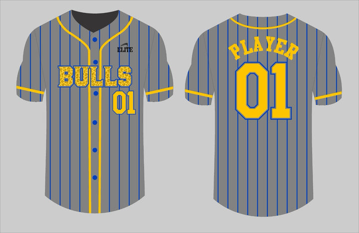 Northwest Fan Baseball Jersey - Gray/Yellow