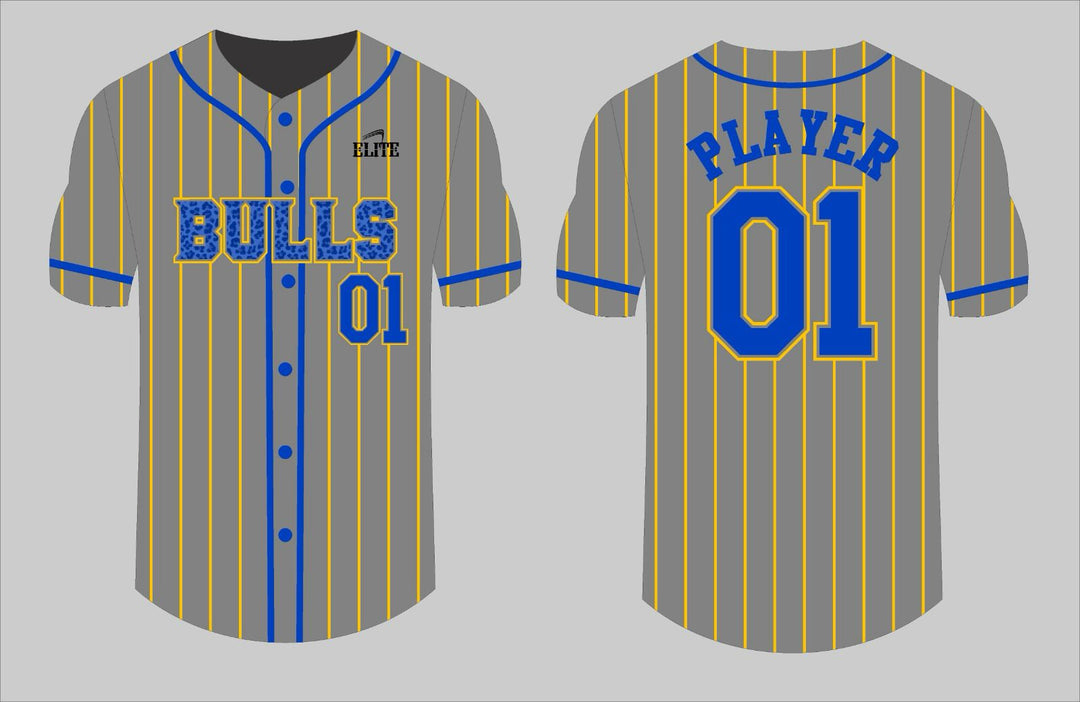 Northwest Fan Baseball Jersey - Gray/Blue