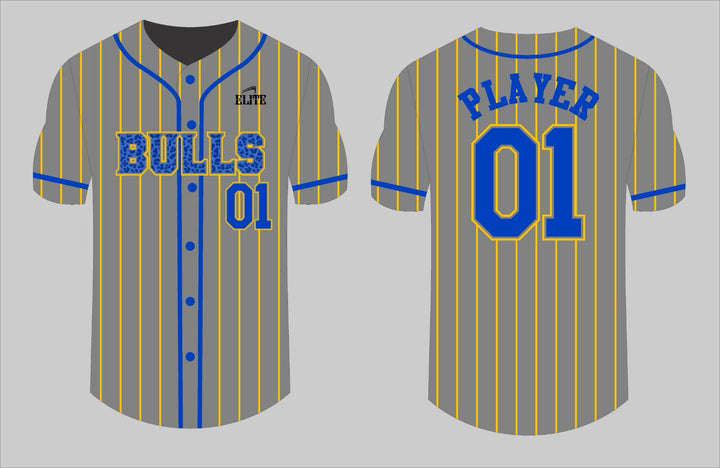 Northwest Fan Baseball Jersey - Gray/Blue