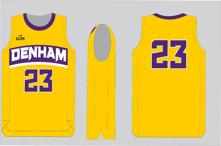 Yellow Jackets Team Shop Basketball Jersey - Yellow