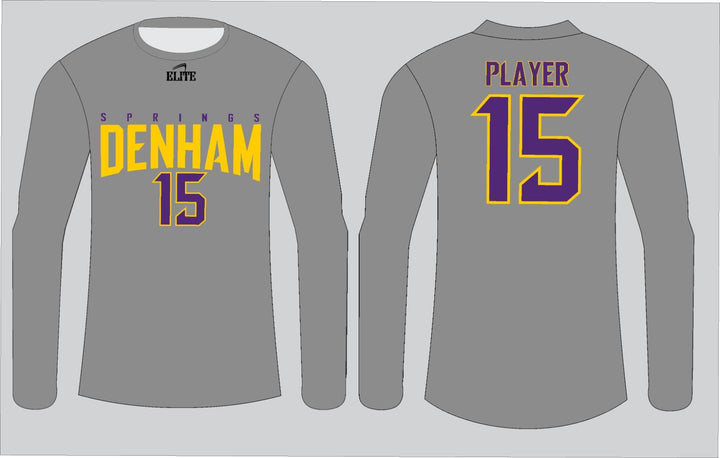Yellow Team Shop Long Sleeve Shirt - Grey