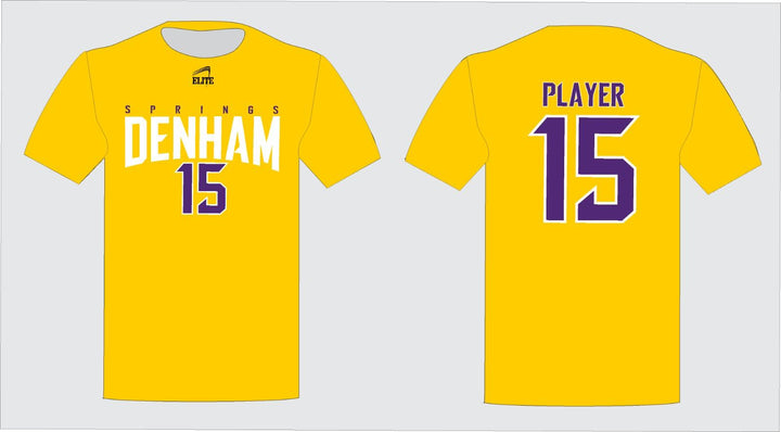 Yellow Team Shop Short Sleeve Shirt - Purple