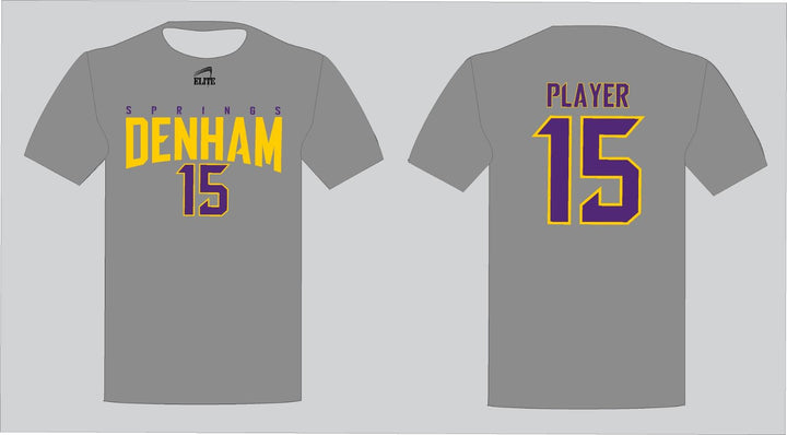 Yellow Team Shop Short Sleeve Shirt - Gray