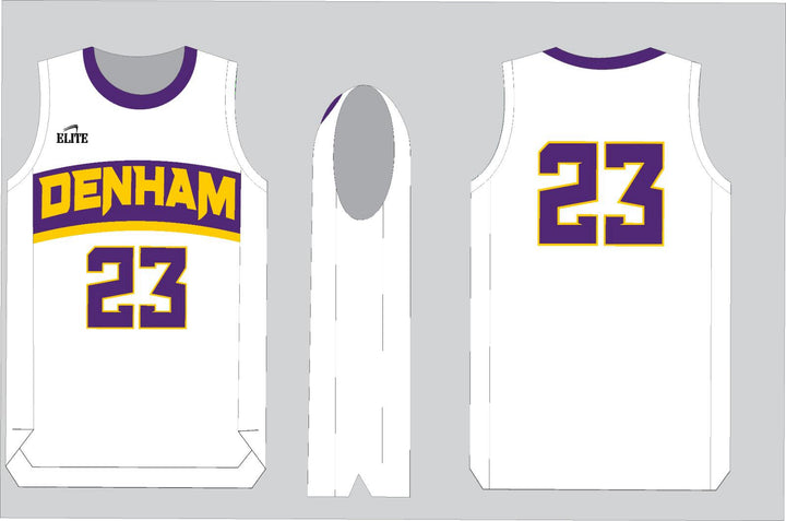 Yellow Jackets Team Shop Basketball Jersey - White
