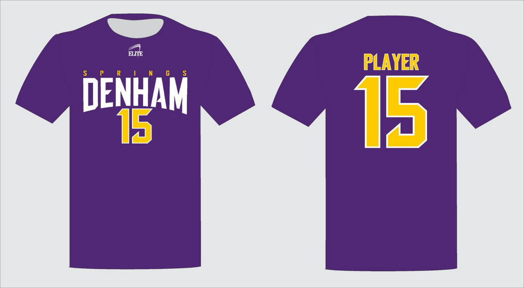 Yellow Team Shop Short Sleeve Shirt - Purple