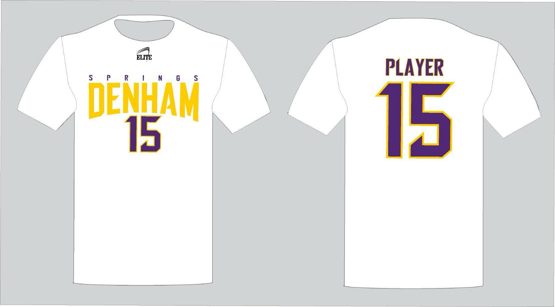 Yellow Team Shop Short Sleeve Shirt - White