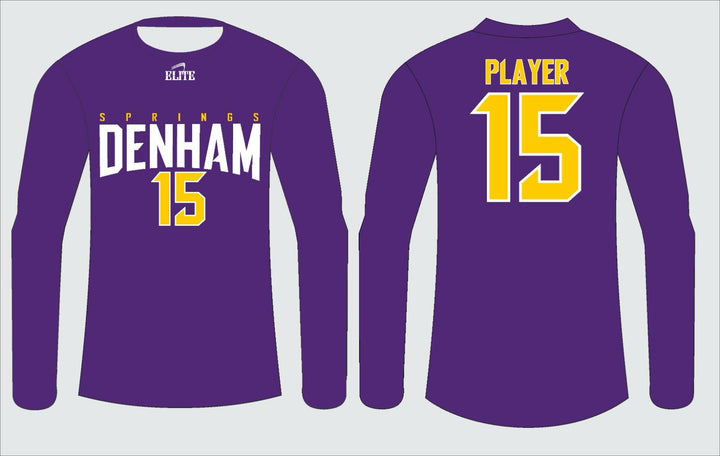 Yellow Team Shop Long Sleeve Shirt - Purple