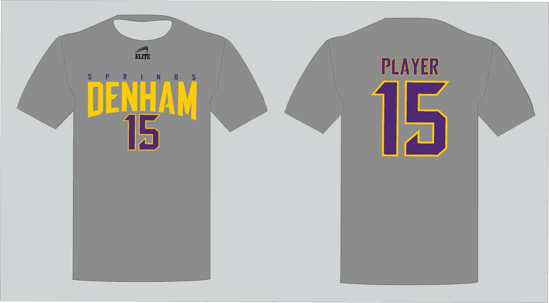 Yellow Team Shop Short Sleeve Shirt - Gray