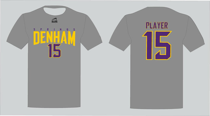 Yellow Team Shop Short Sleeve Shirt - Gray