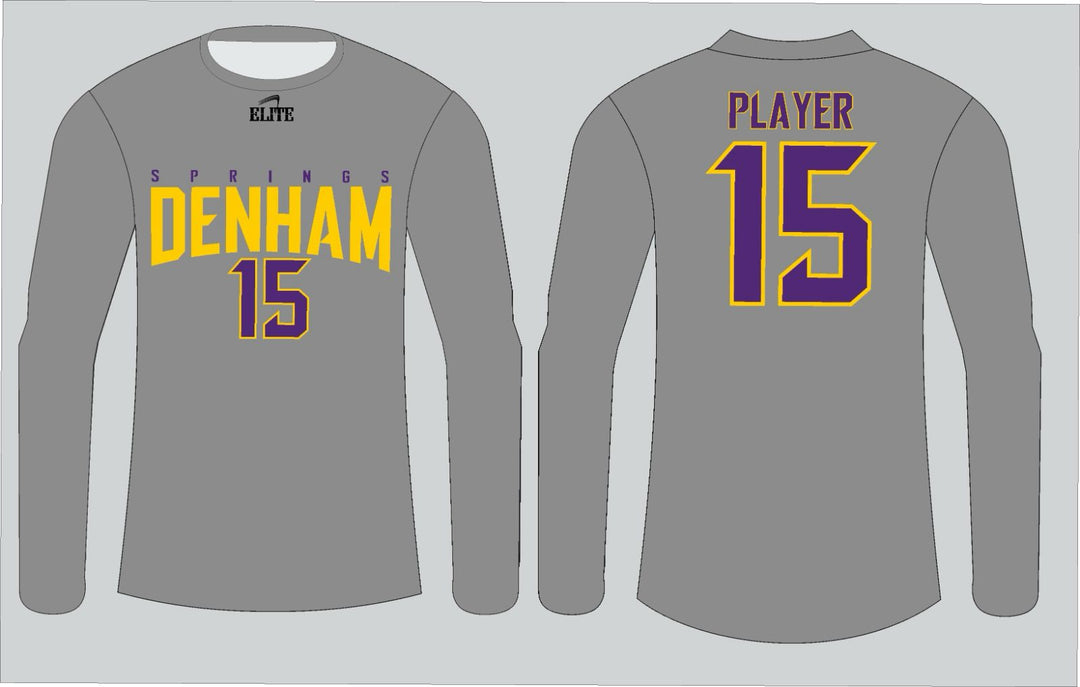Yellow Team Shop Long Sleeve Shirt - Grey